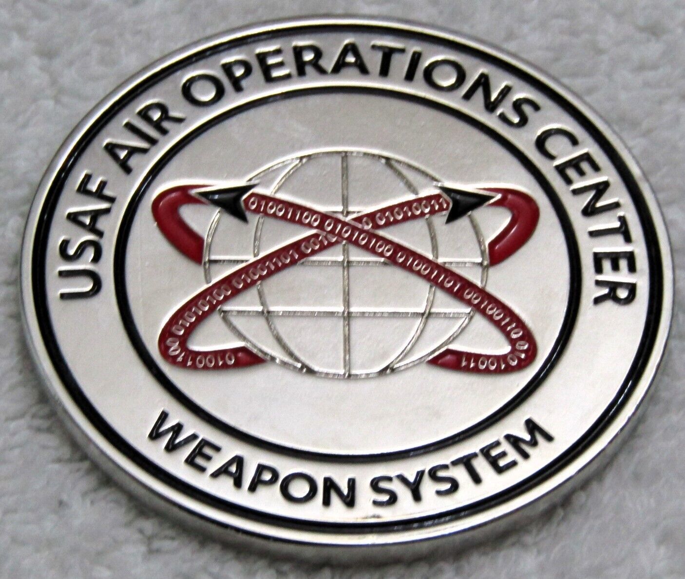 Raytheon Technologies USAF Air Operations Center Weapon System Challenge Coin