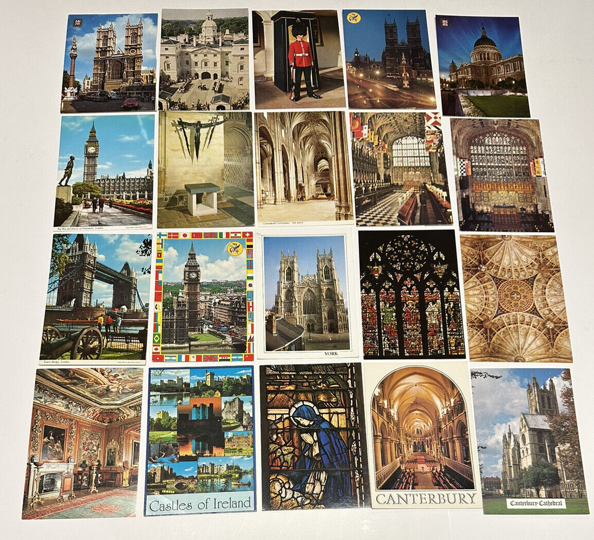 Postcard Lot of 75 UK ENGLAND  VINTAGE Travel Souvenir View Post Card RARE #UKE