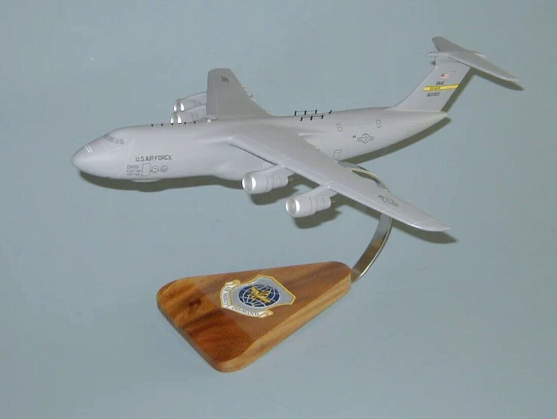 USAF Lockheed C-5 Galaxy Transport 436 AW Desk Display Model 1/200 SC Airplane