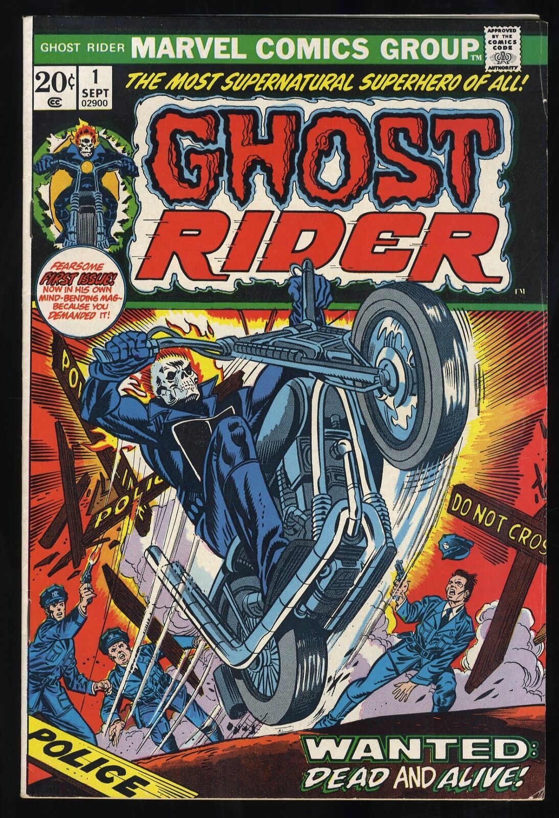 Ghost Rider (1973) #1 FN- 5.5 1st Appearance Son of Satan Marvel 1973