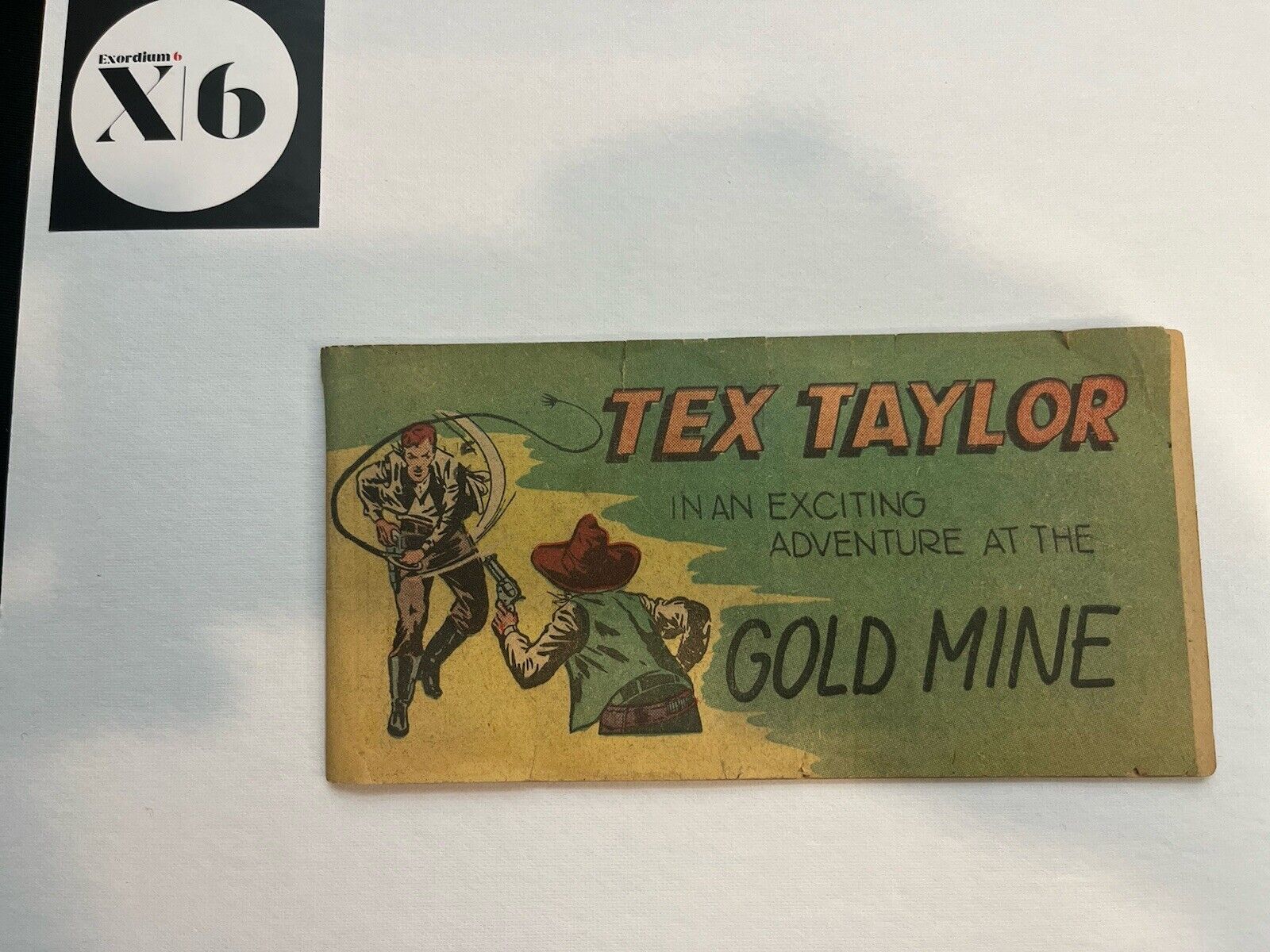 Tex Taylor Exciting Adventure at the Gold Mine/ FAIR/ 1949/ MISSING BACK COVER