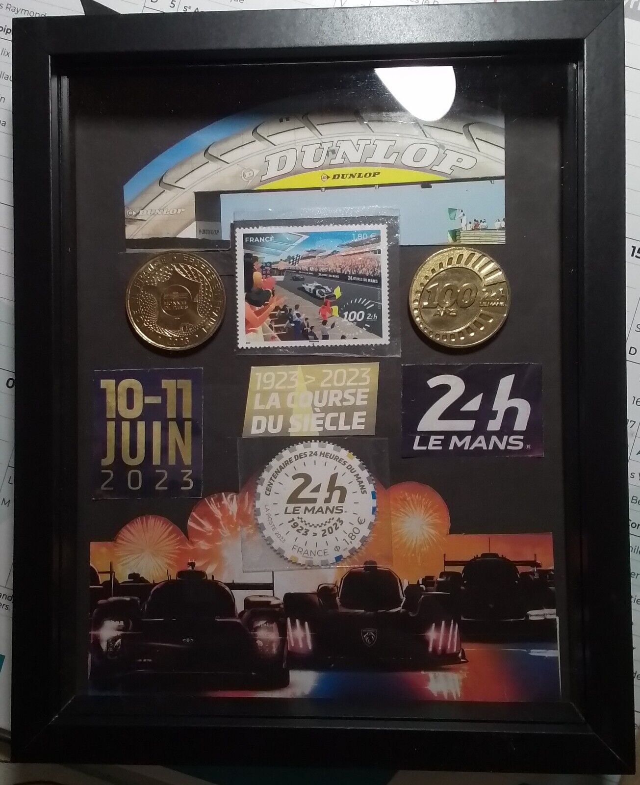 24H Le Mans, 2023 centenary souvenir box, 'DUNLOP' bridge