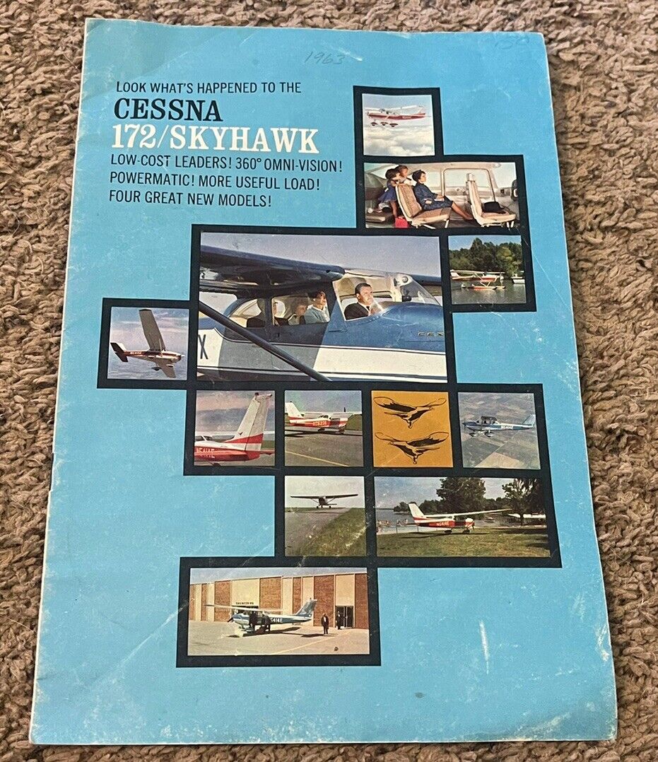1963 Cessna 172 Skyhawk Sales Brochure, 10 Pages