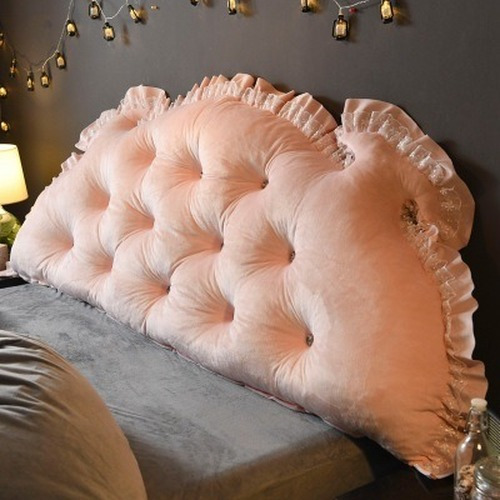Home Soft Lace Large Big Long Pillow Back Cushion Backrest Multifunction Decor