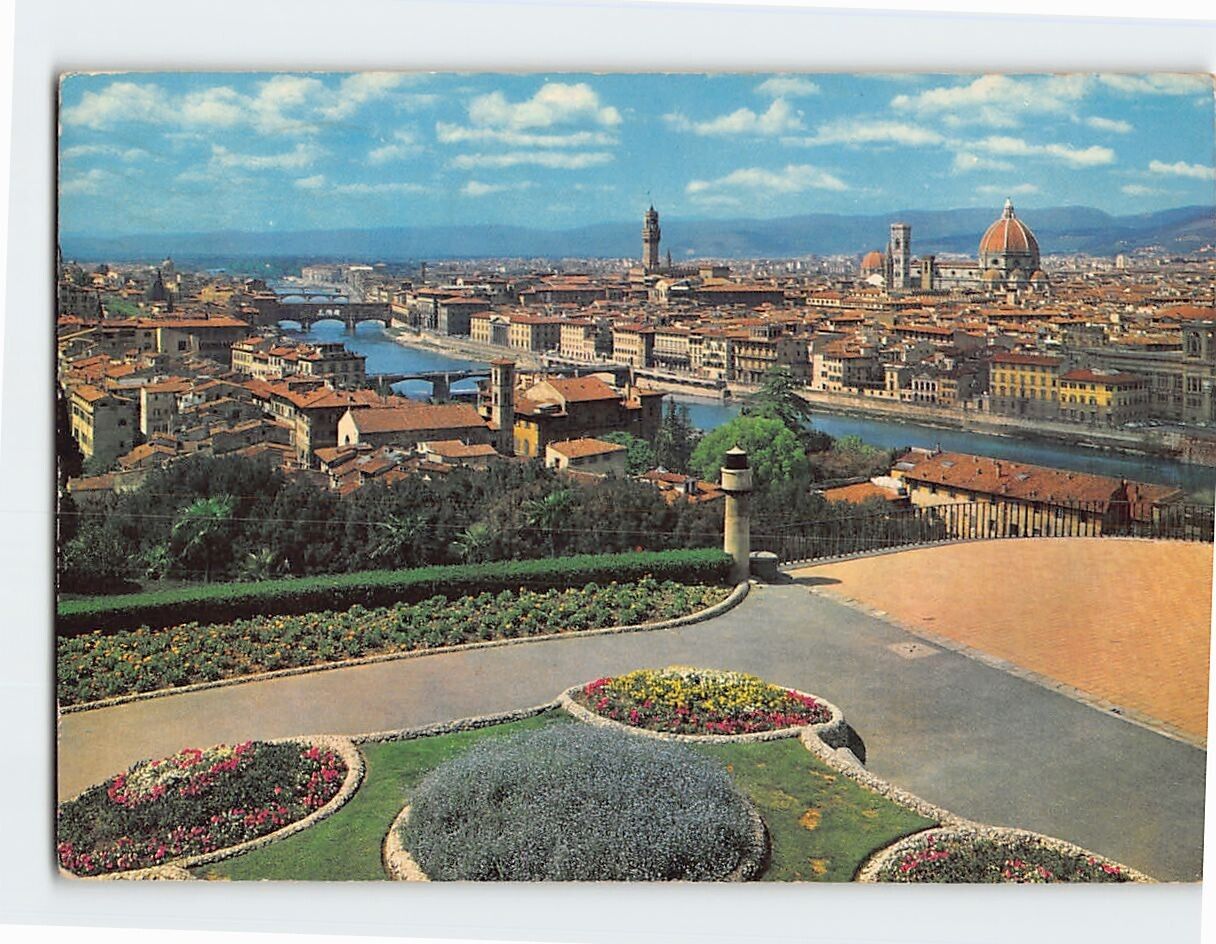 Postcard View of the City Florence Italy