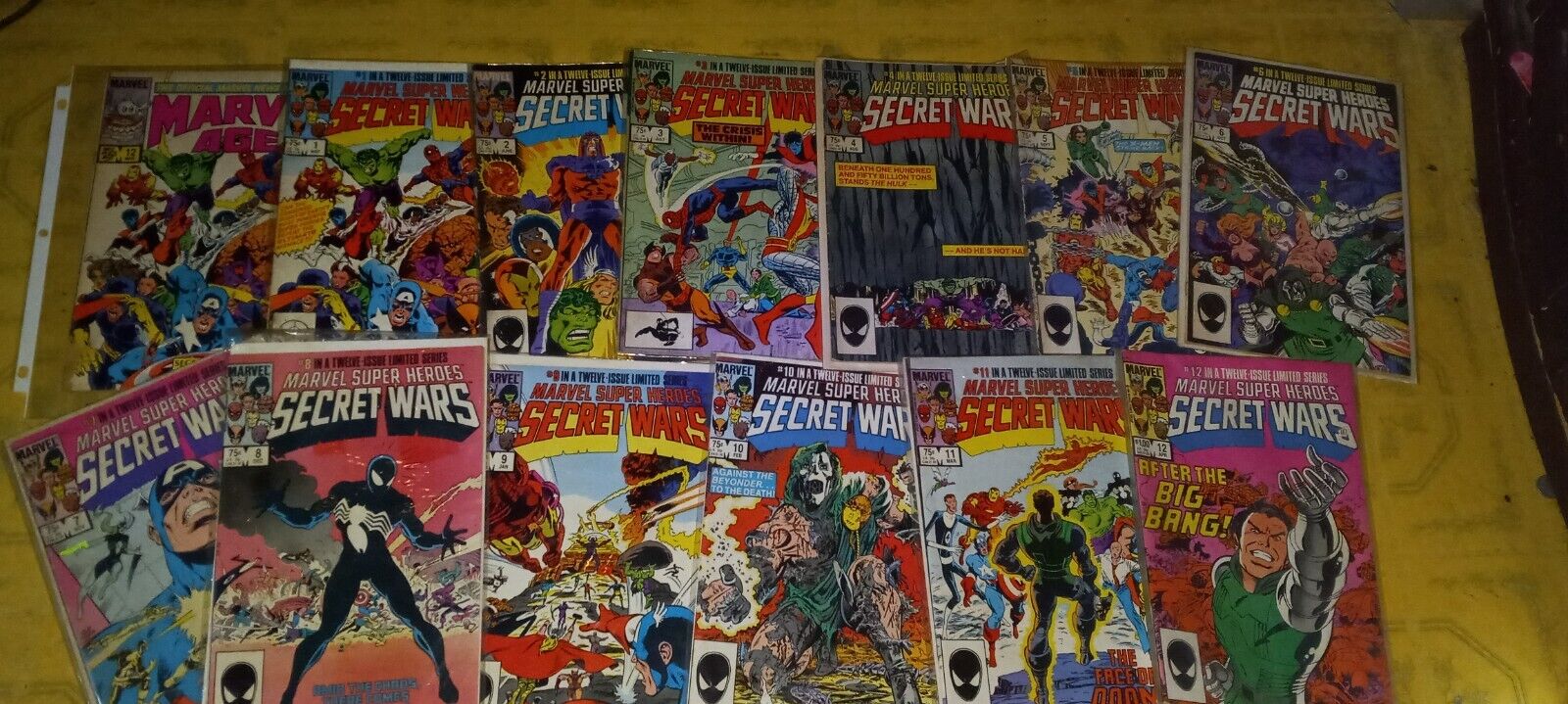 Marvel Secret Wars #1-12 (1983) incredible condition 