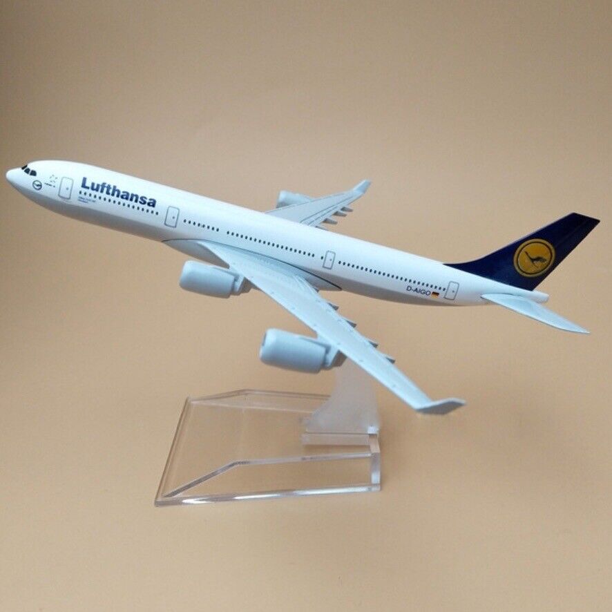 Lufthansa A340 Airbus Plane Model 1/400 Scale - Home Office Decoration