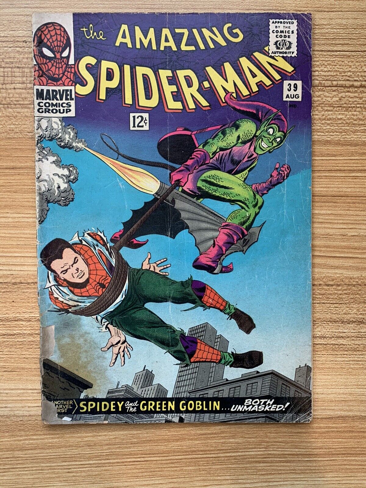 Amazing Spider-Man #39 DAMAGED CUT PAGES First Green Goblin 1966 POOR CONDITION
