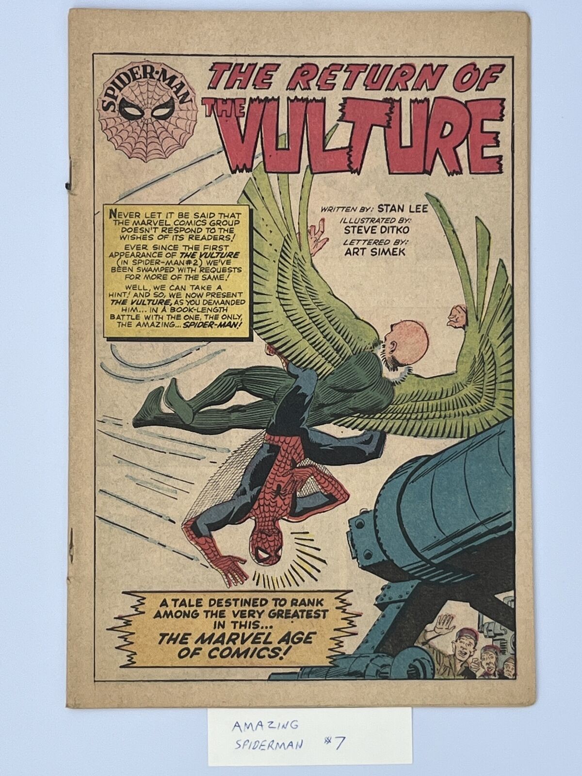 Amazing Spider-Man #7 (1963) 2nd app. The Vulture - coverless in 0.1 Incomplete