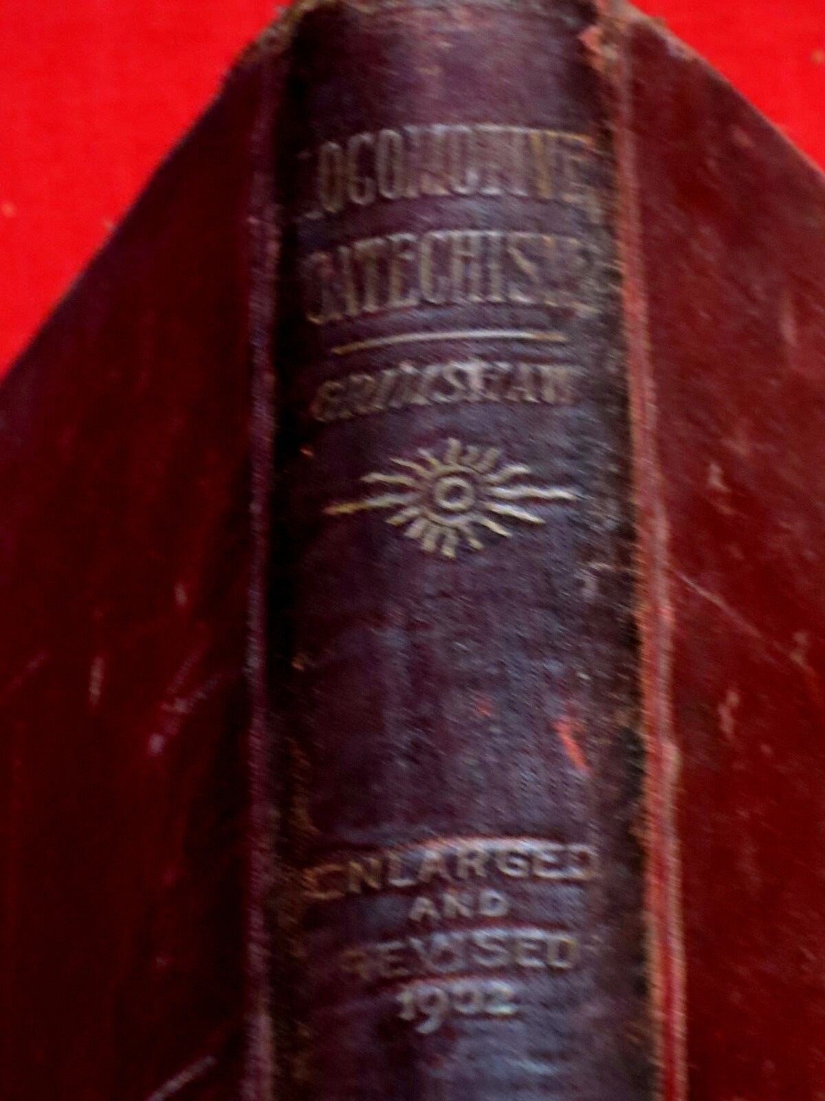 1902 ~  THE LOCOMOTIVE CATECHISM ~ GRIMSHAW / VINTAGE / USED MECHANICS COPY