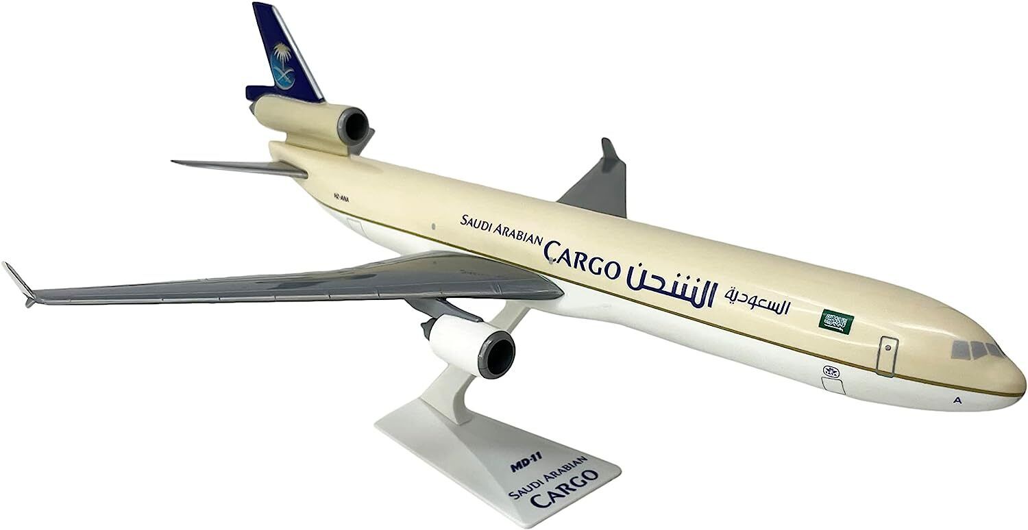 Flight Miniatures Saudi Arabian Cargo MD-11F Desk Display 1/200 Model Airplane