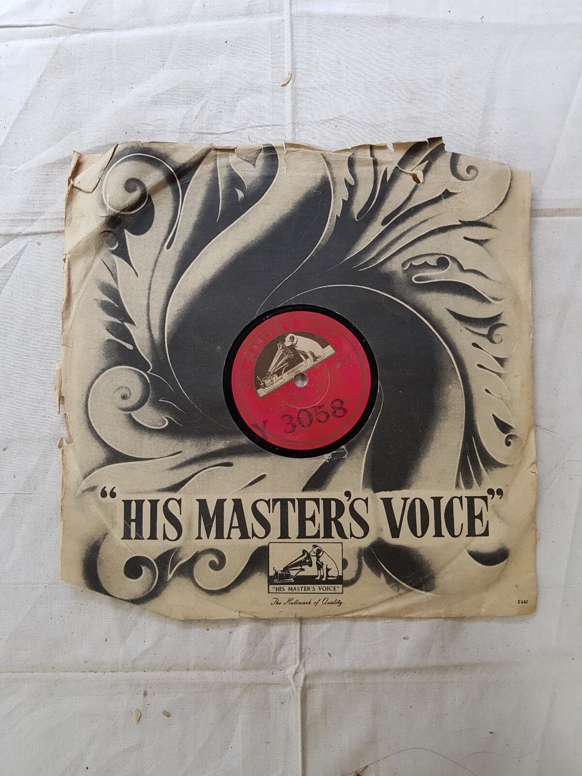 1959 Vintage HMV Record 78 RPM \