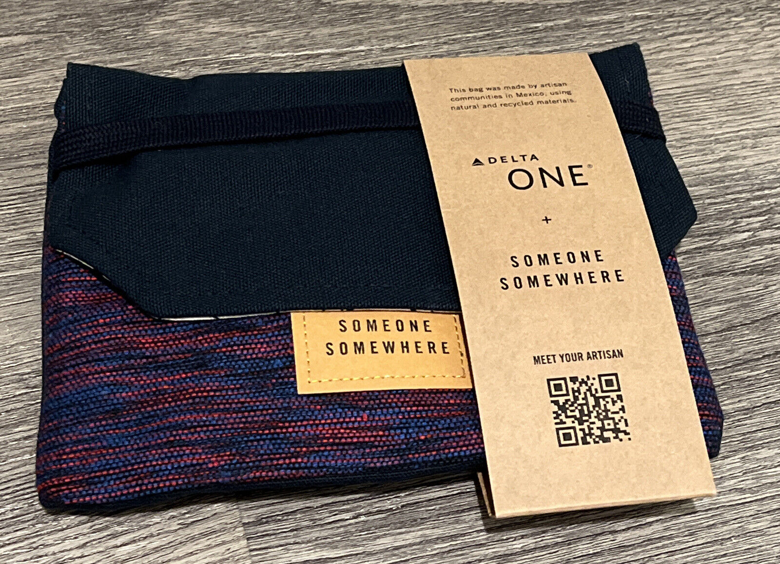 Delta Air Lines - Delta One Amenity Kit (Purple) - Someone Somewhere