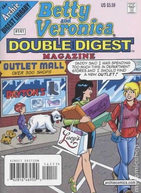 Betty and Veronica Double Digest #141 VF 2006 Stock Image