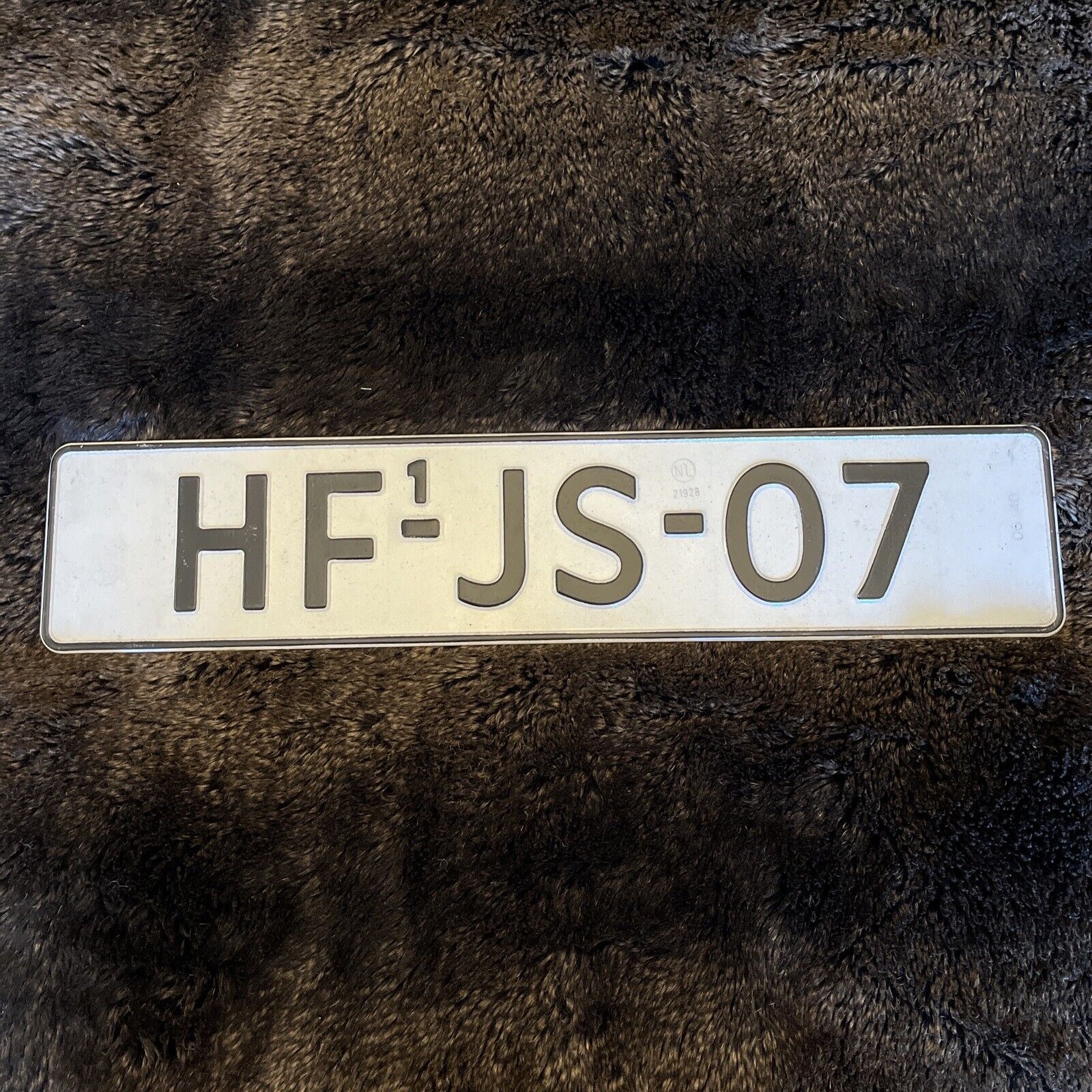 NETHERLANDS 🇳🇱 REPLACEMENT LICENSE Plate TRAILER DUTCH Holland HF JS 07