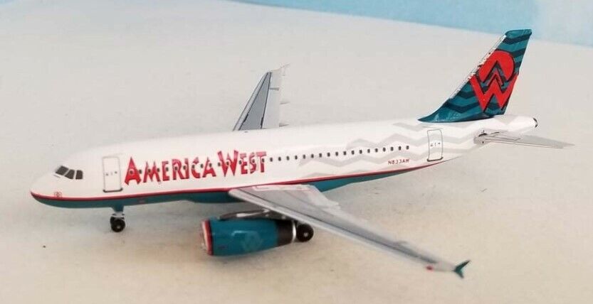 Aeroclassics BBX41611 America West Airlines A319-1 N833AW Diecast 1/400 Model