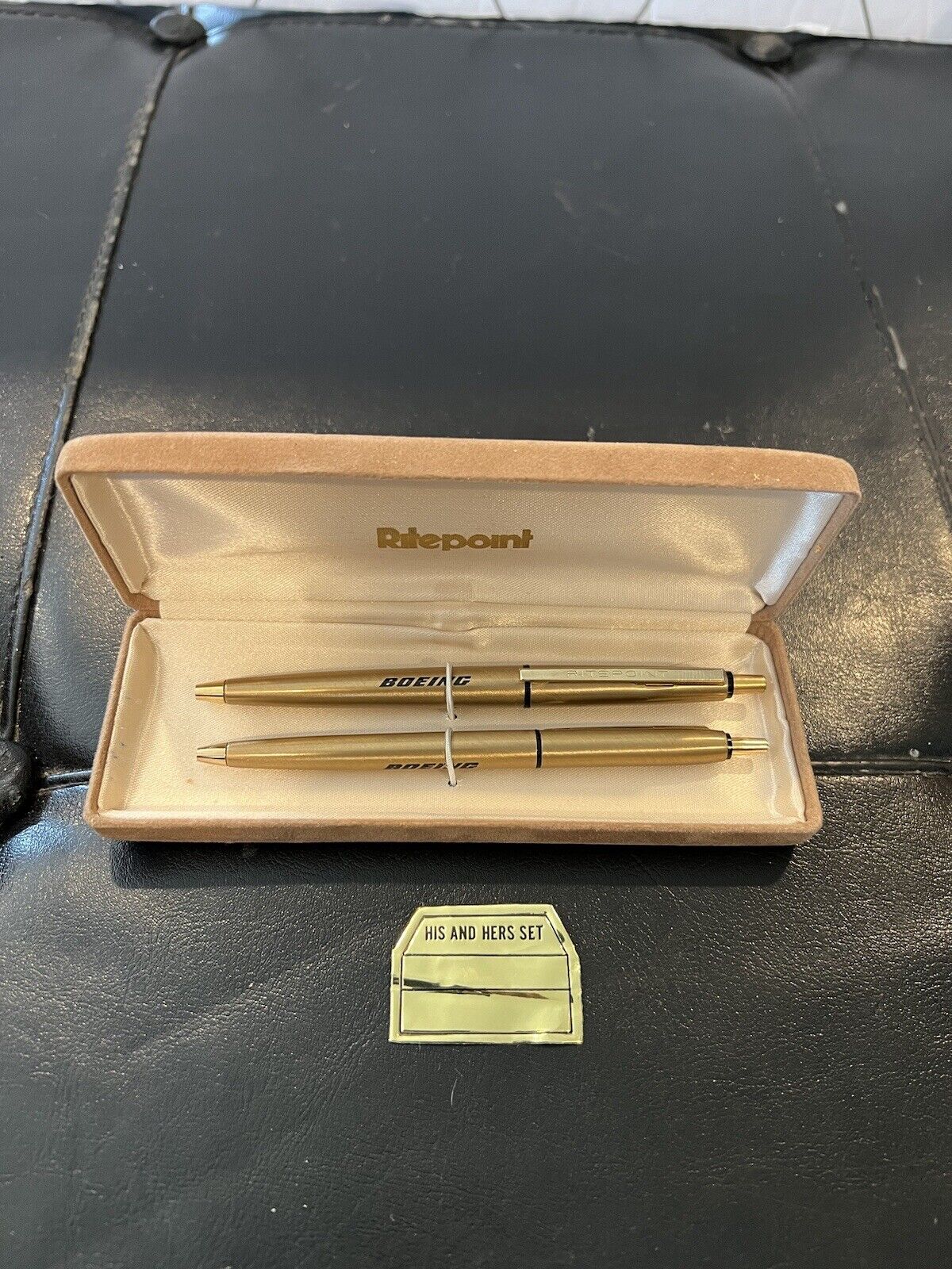 Vintage Boeing RitePoint Pen Set