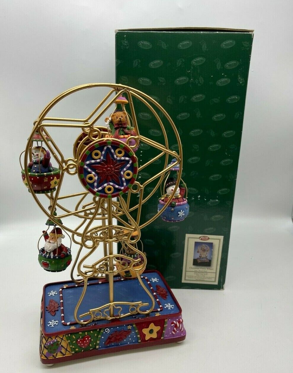 Rare San Francisco Music Box Company Christmas Ferris Wheel Musical Display