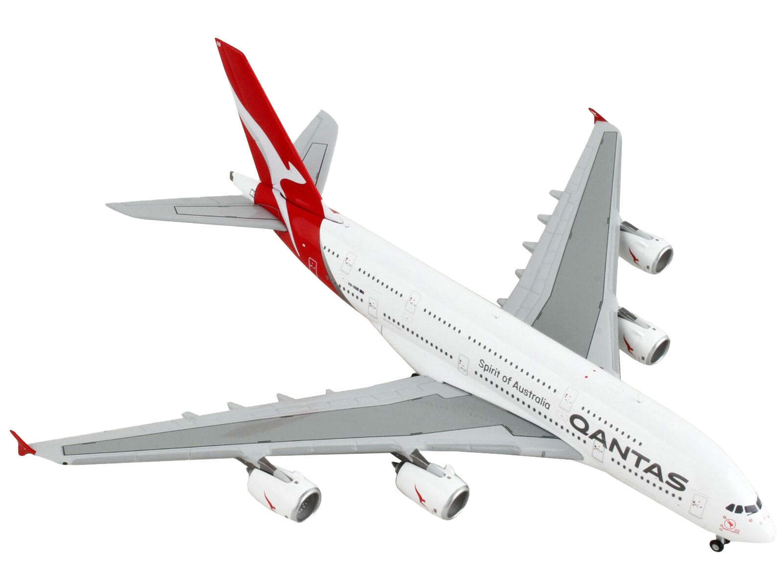 Airbus A380 Commercial Qantas Airways Tail 1/400 Diecast Model Airplane