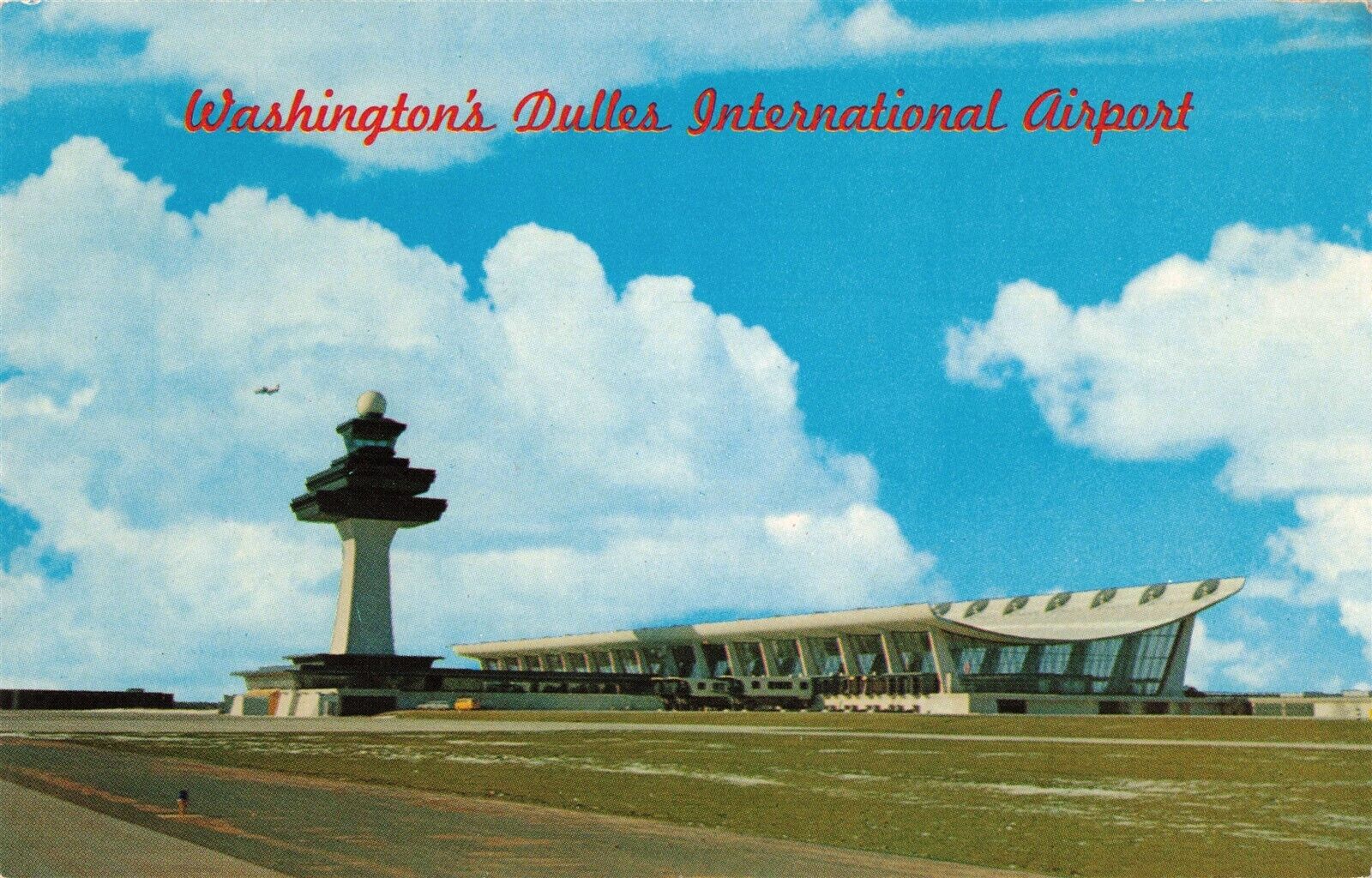 Dulles International Airport Maryland Postcard 2R5-200