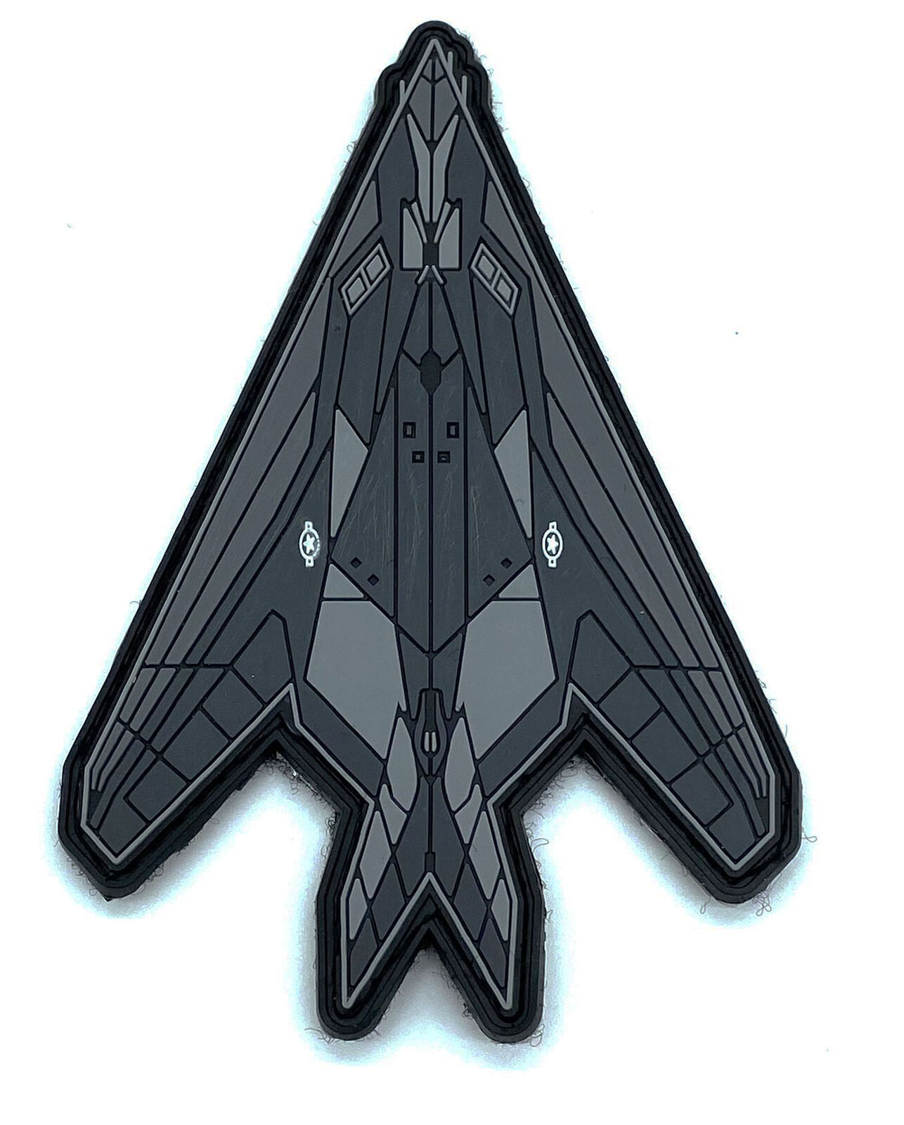 Lockheed Martin®, F-117 Nighthawk®, Silhouette Patch, PVC, 5 inch
