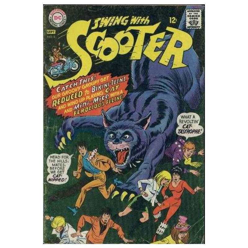 Swing with Scooter #8 in Very Fine minus condition. DC comics [w.
