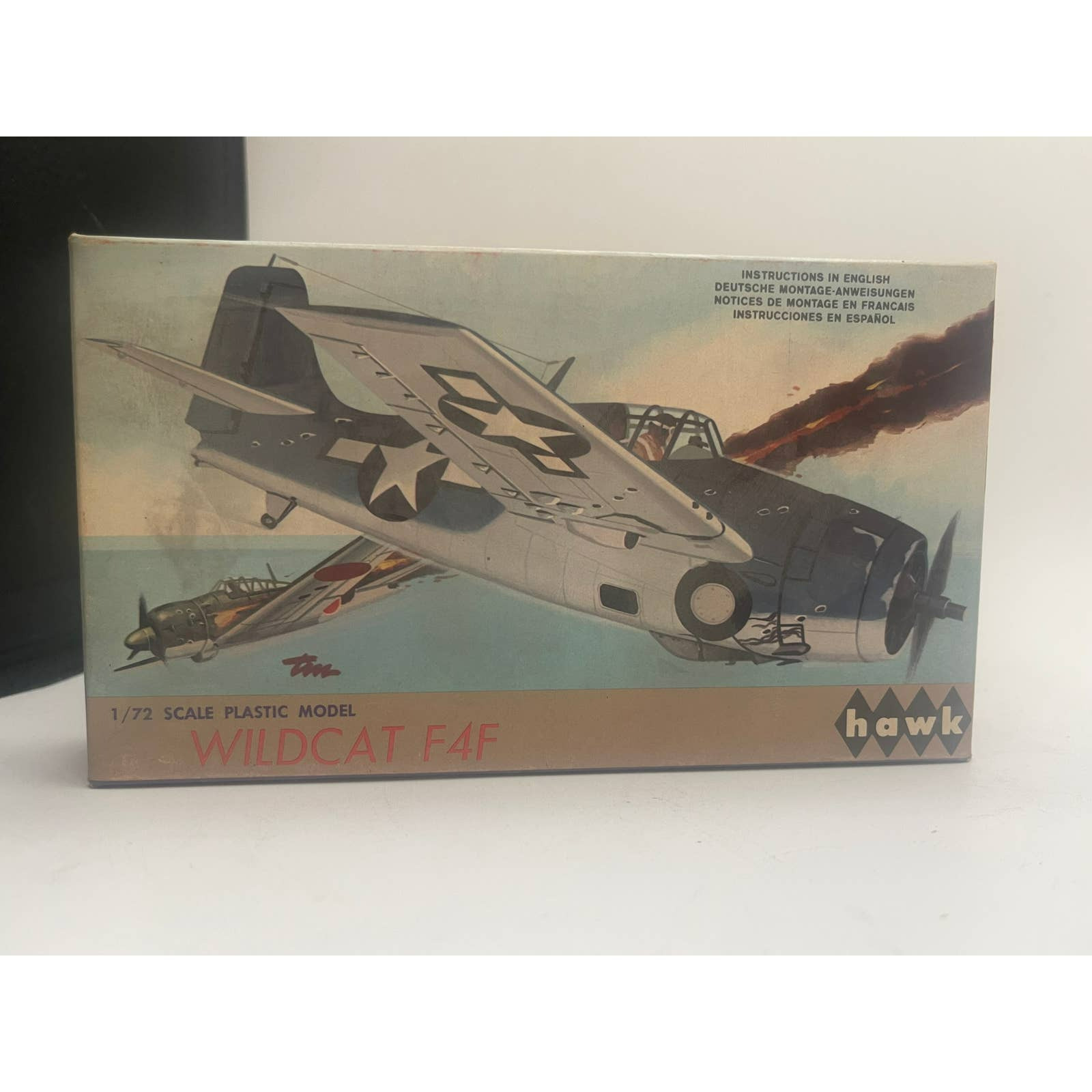 Hawk Wildcat F4F Aircraft Model Kit 1/72 Scale