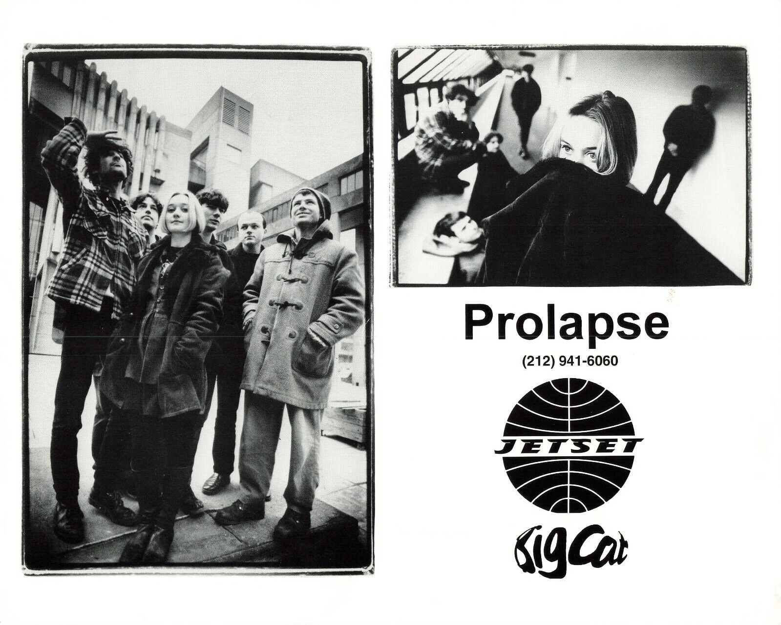 Prolapse Band Press Photo 8x10 Jetset Records Linda Steelyard Music Indie  P33c