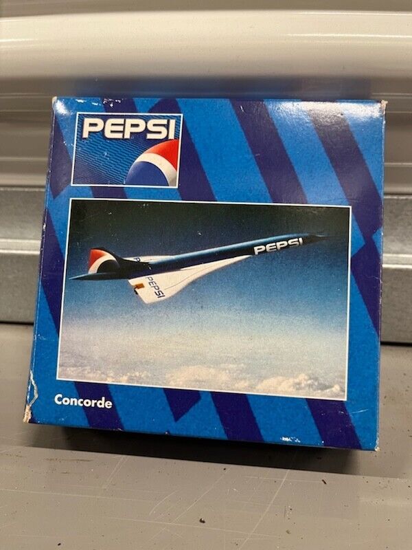 Pepsi Cola Plane Concorde Original In Box