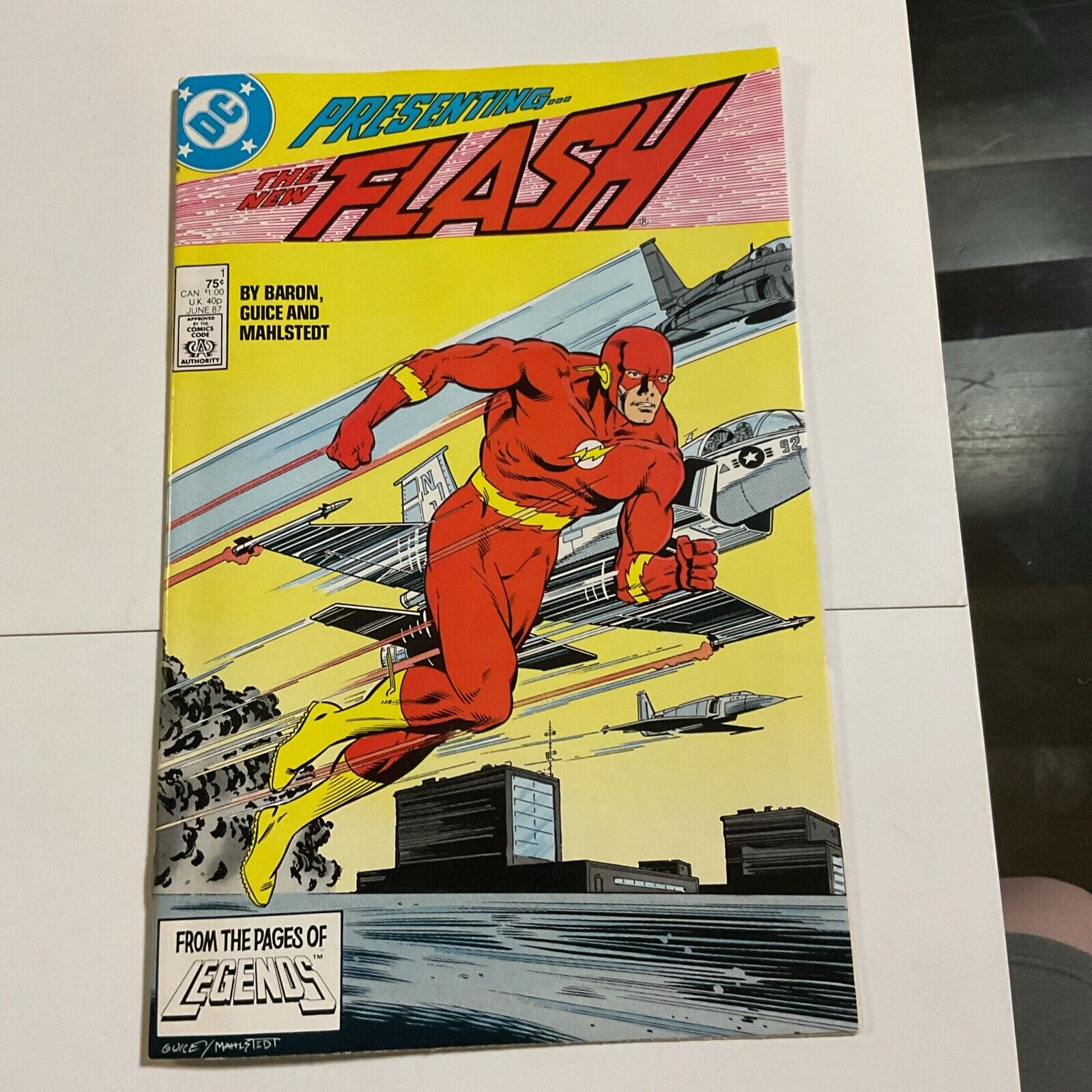 Vintage The Flash #1 NM-M 1st Wally West Flash 1987 DC HIGH GRADE