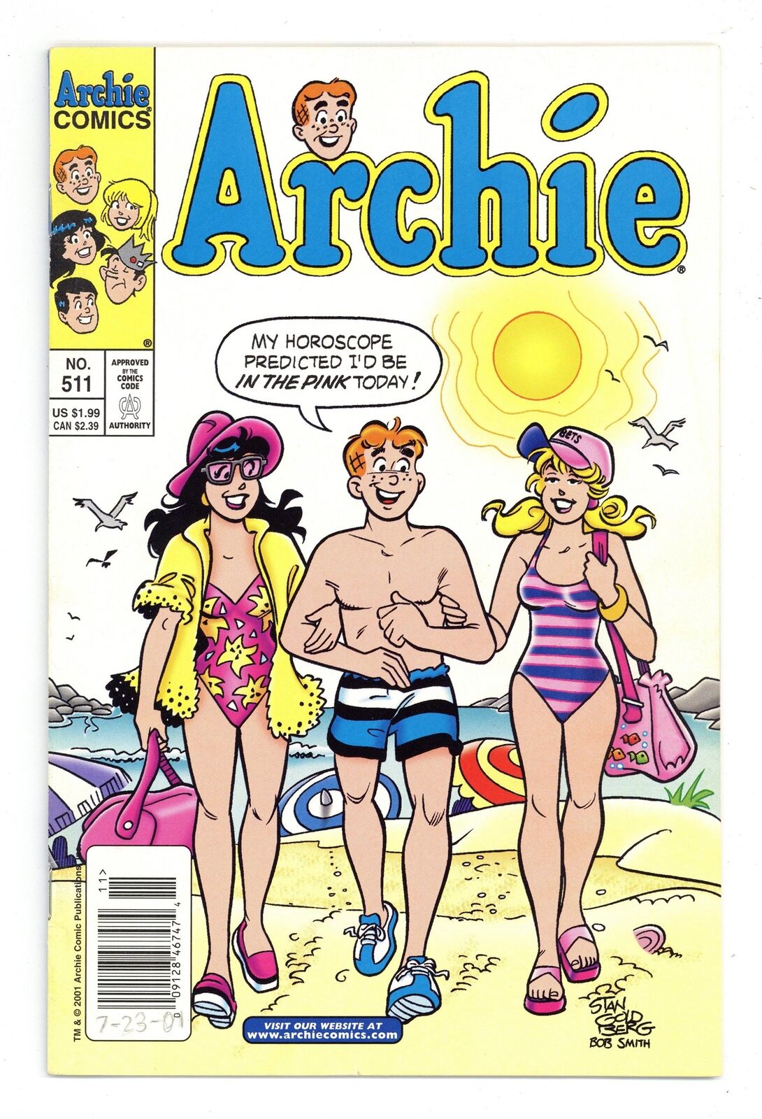 Archie #511 FN 6.0 2001