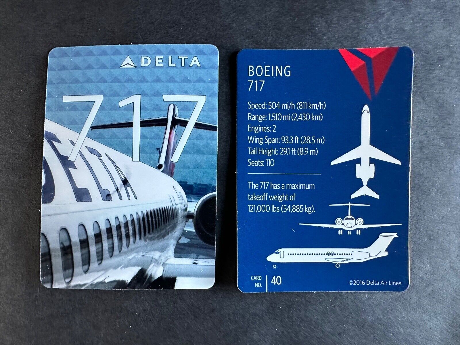 20 different Delta Trading Cards 2015 2016 and 2022 New You Choose which to Buy