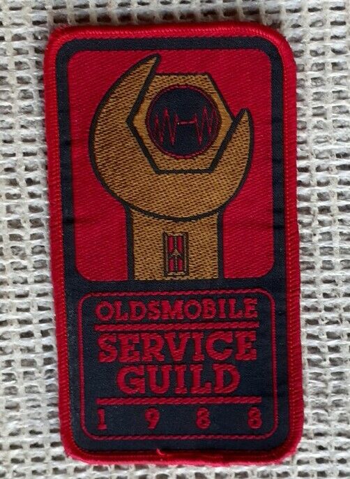 New 1988 Oldsmobile Service Guild Uniform Patch 4 1/4\