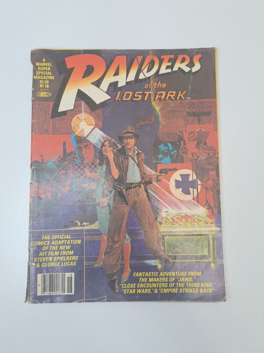 Marvel Super Special Magazine # 18 Raiders OF The Lost Ark Movie Adaptation 