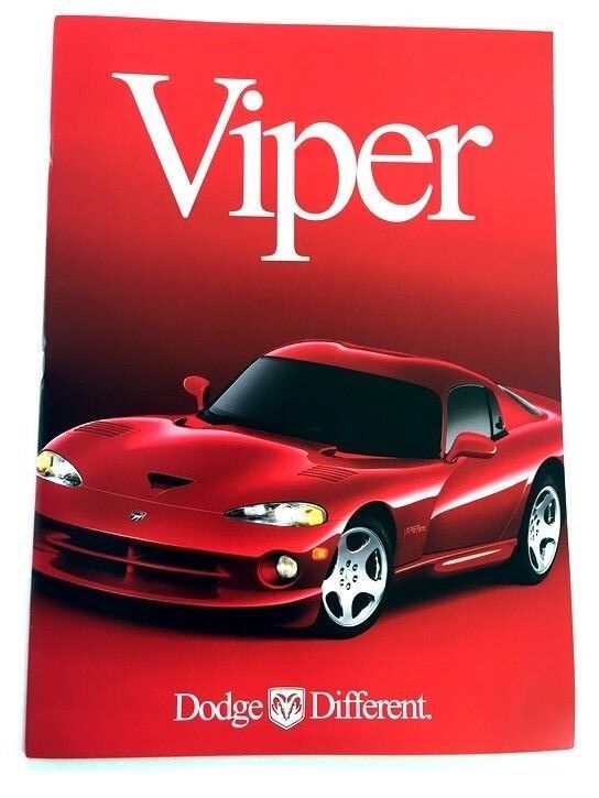 2000 Dodge Viper 30-Page Original Sales Brochure Book - GTS ACR RT RT/10