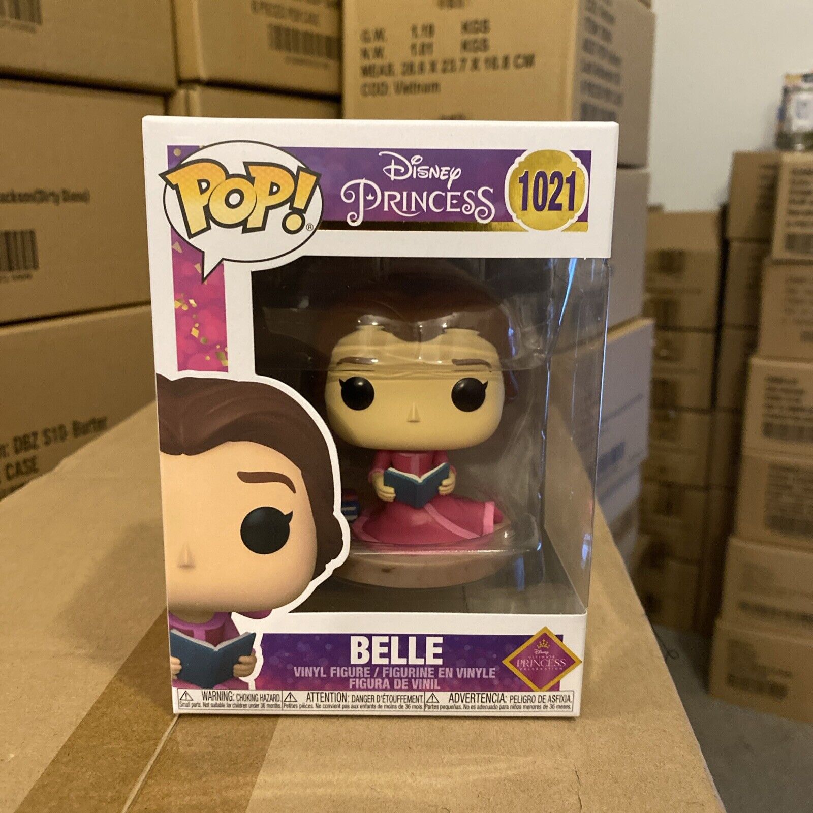 Funko Pop Disney Princess - BELLE #1021 From Beauty And The Beast - Mint