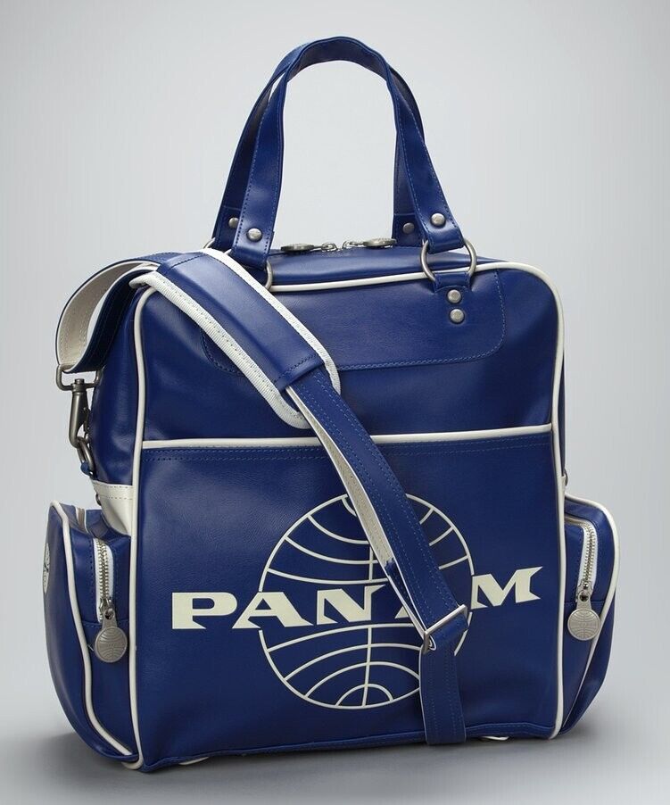 Pan Am Original Vintage Style Tote Carry On Over The Shoulder Travel Bag Satchel