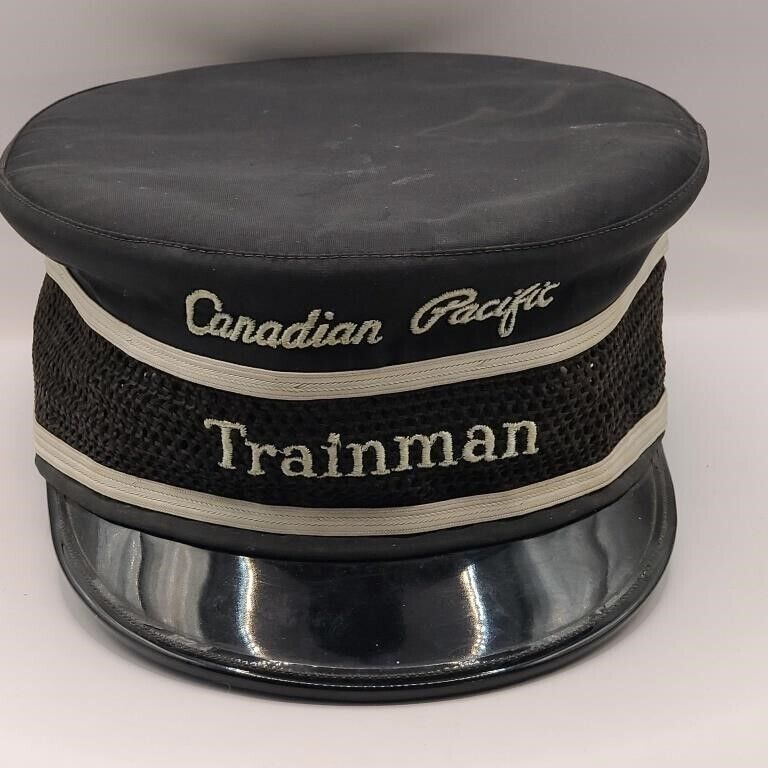 Canadian Pacific Trainman Cap Hat Railroad Wm Scully