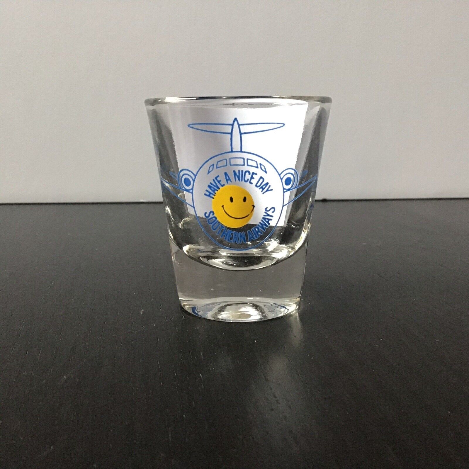 Southern Airways 1973 Anniversary Shotglass - Vintage Airlines Collectable