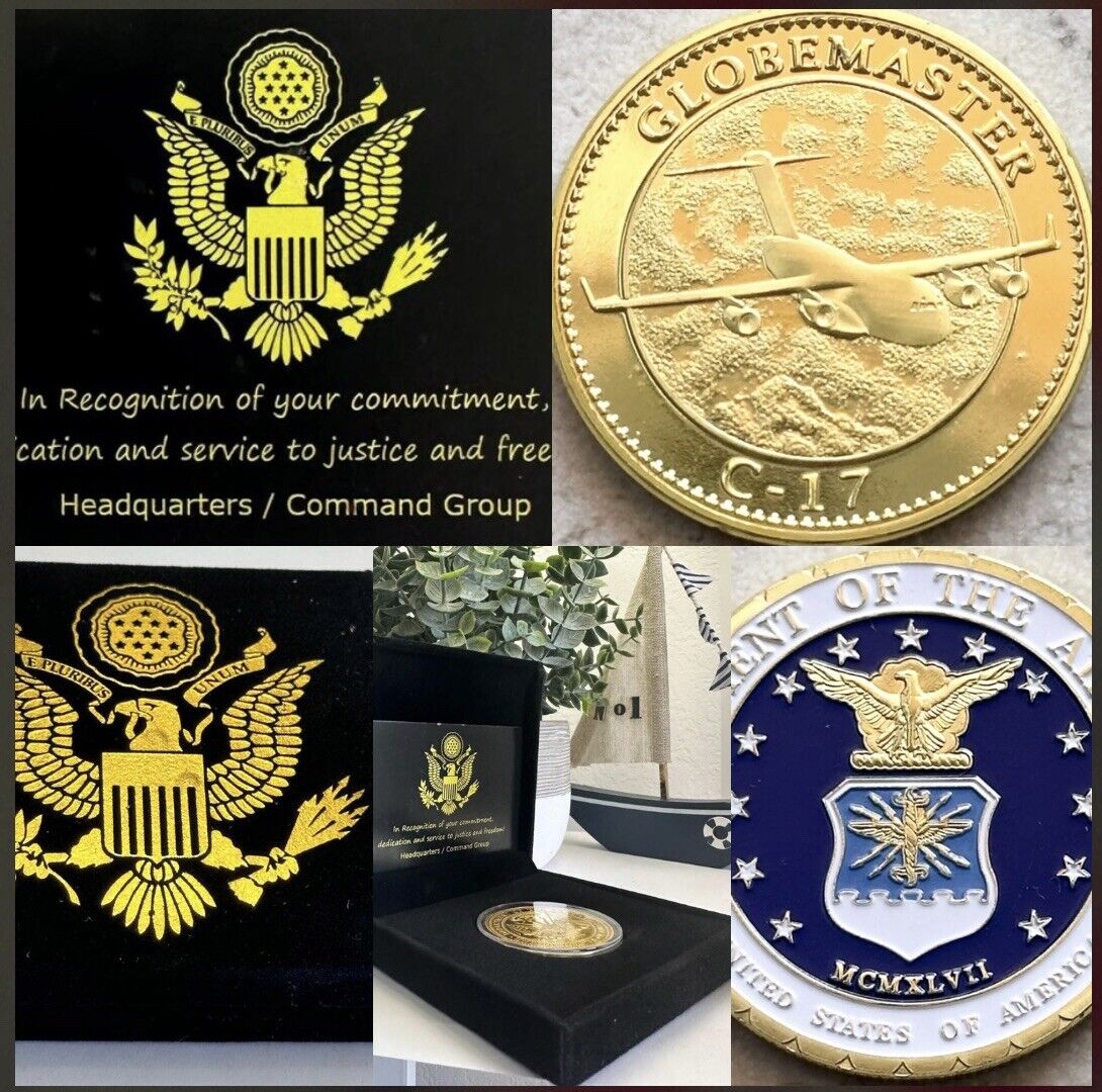 U S AIR FORCE C-17 GLOBEMASTER Challenge Coin USA