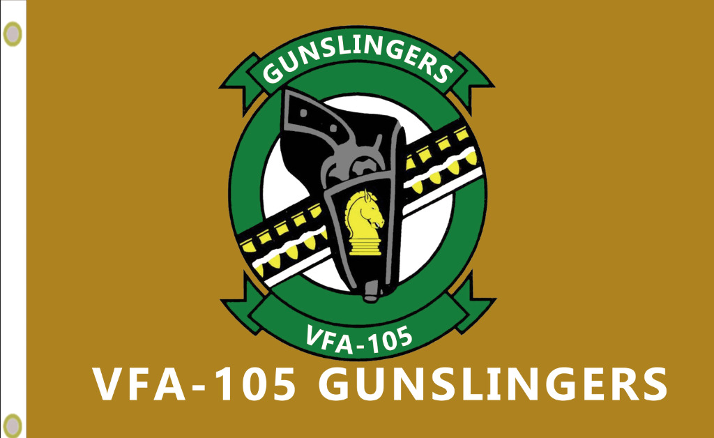 USN VFA-105 Gunslingers 3x5 ft Flag Banner