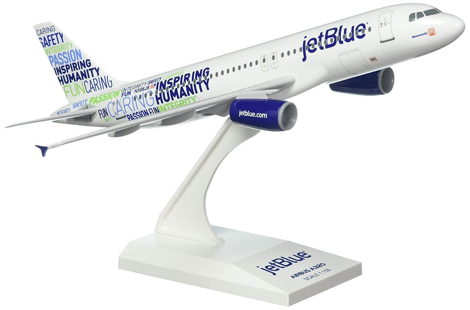 Skymarks SKR974 JetBlue Airways Airbus A320 Bluemanity Desk 1/150 Model Airplane