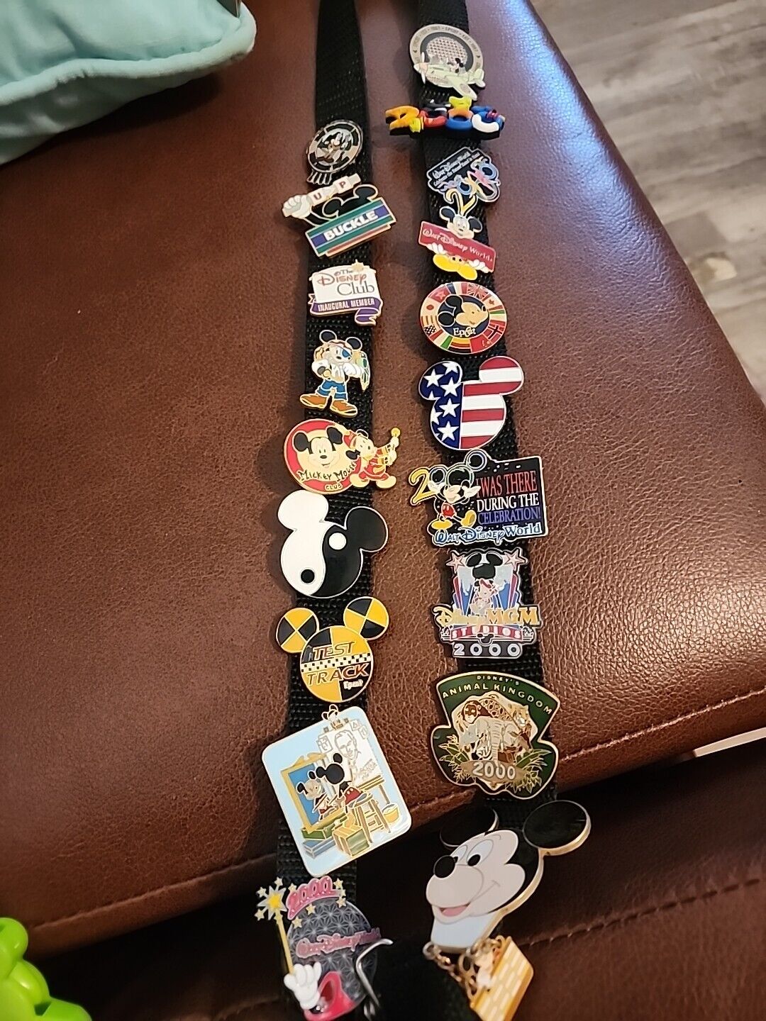 Lot Of  12 Vintage Disney Pins 2000s Lanyard Mickey Mouse Club Etc