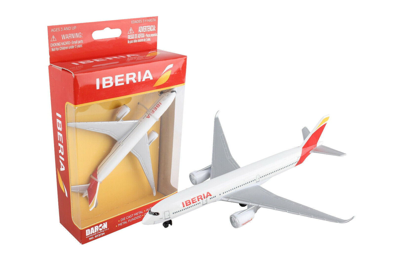 Iberia Airlines Airbus RT3724 Flag carrier of Spain Die-cast toy airplane 