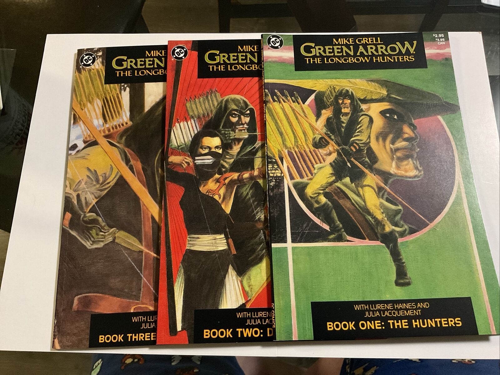 Green Arrow The Longbow Hunters #1-3 VF-NM Complete Set 1987 DC Comics 1st Print