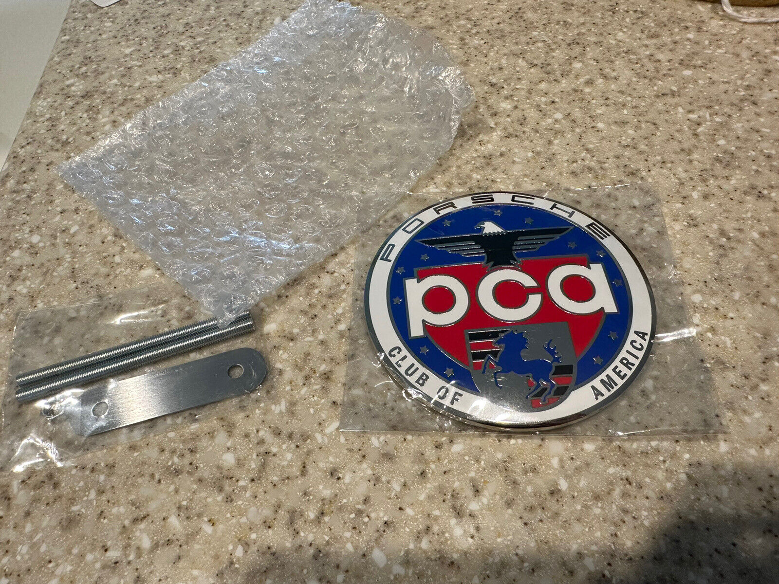 Official Porsche PCA Car Club of America Grill Badge Emblem Hood Ornament **NEW