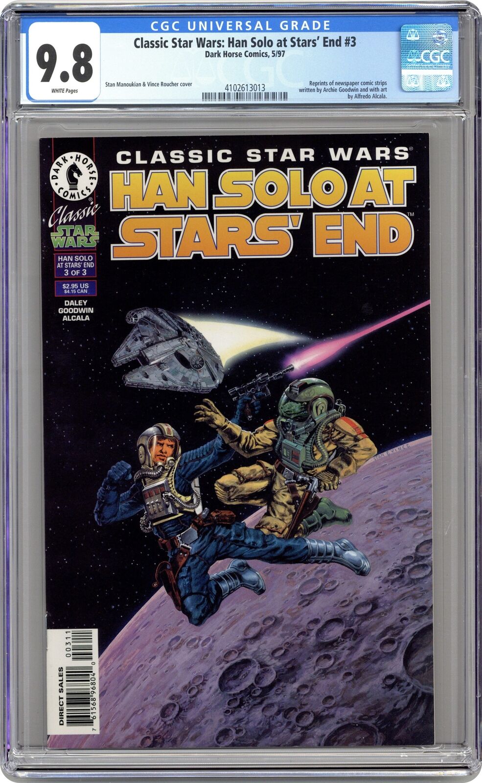 Classic Star Wars Han Solo at Stars' End #3 CGC 9.8 1997 4102613013
