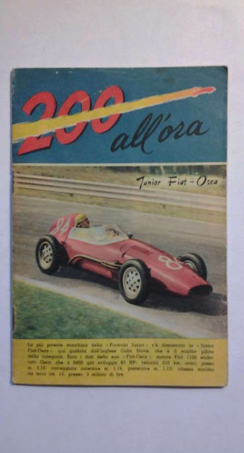 200 / M/Hr Supplemento Outdoor Intrepid N° 50 Year 1960 Fiat Osca (b38)