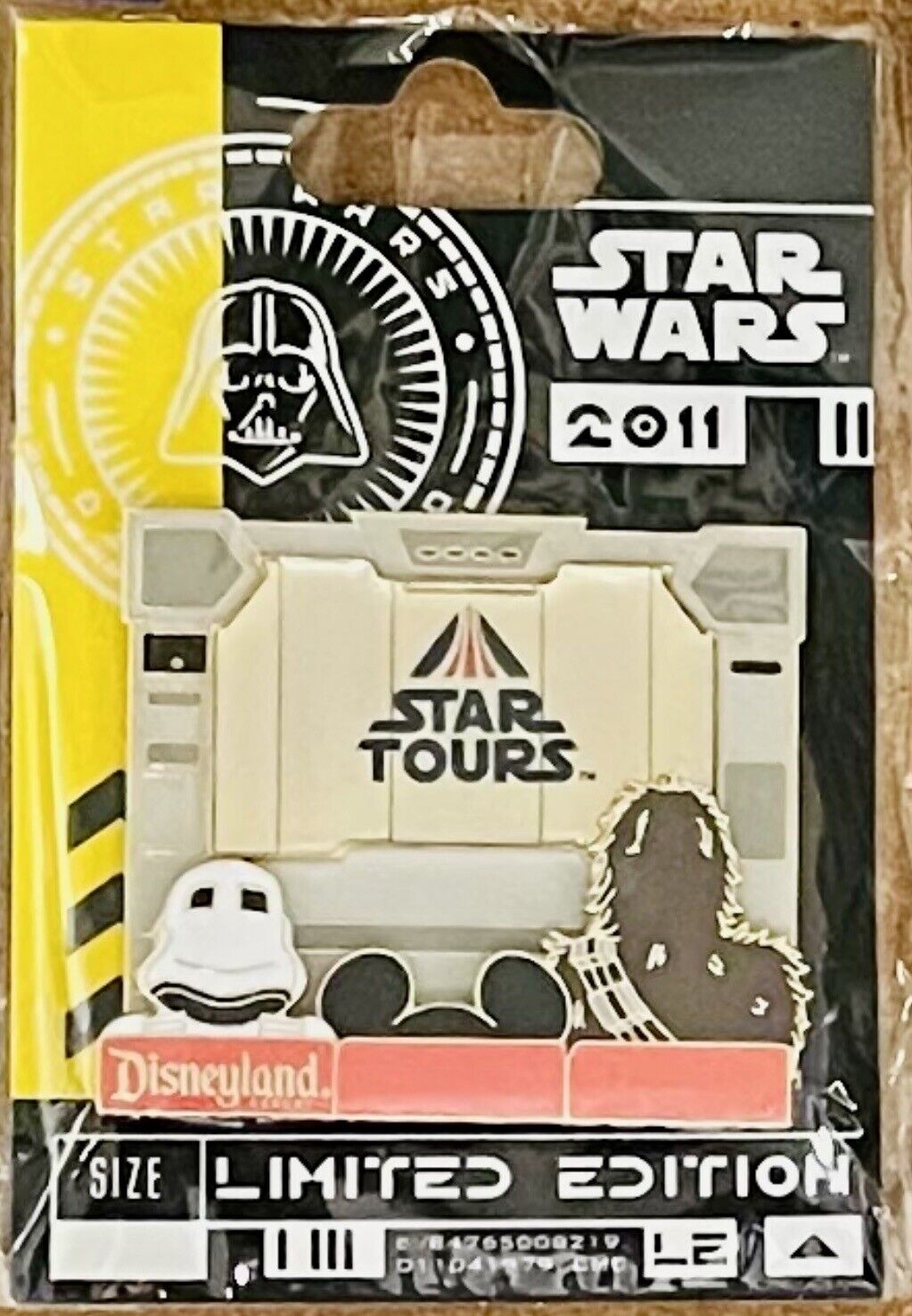 Disneyland Piece of Star Tours History Jumbo Star Wars Weekends 2011 LE Pin