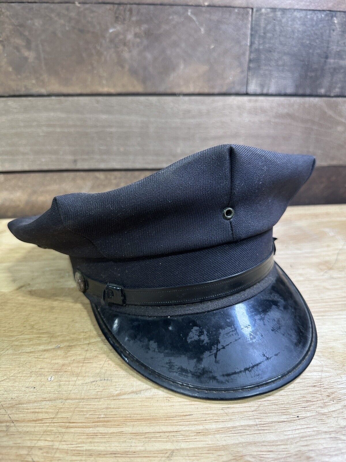 Vintage Pittsburgh Obsolete 8 Point Police Cap